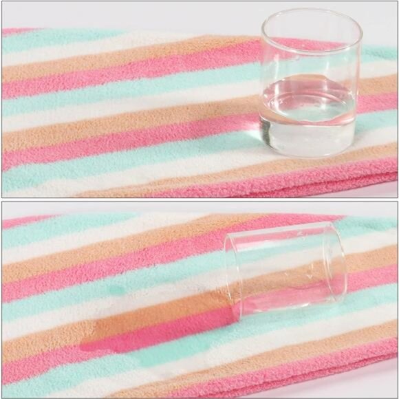 Microfiber Hair Towel 2Pack, Hair Towel Wrap for Women/Kids - Picture 6 of 7